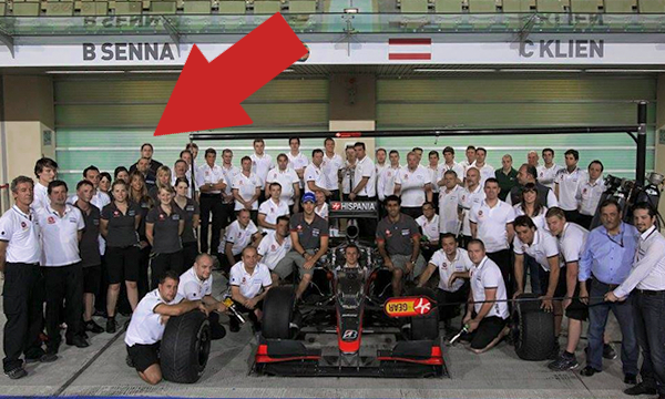 Me with the F1 Team HRT 2010 - Abu Dhabi